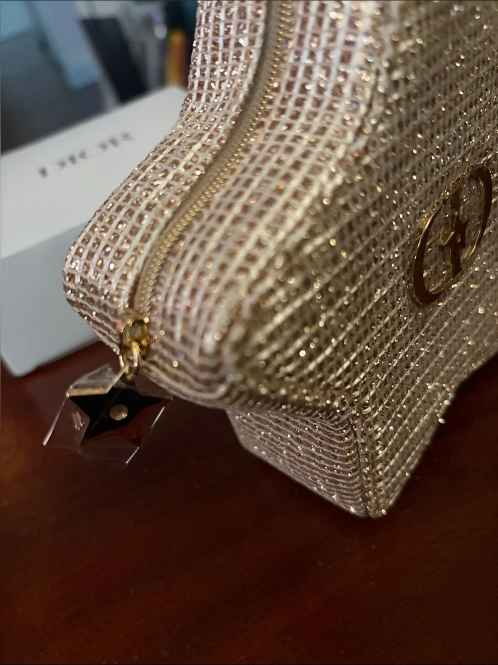 New w Dior Box -Dior Star-Shaped Coin Purse - Gold